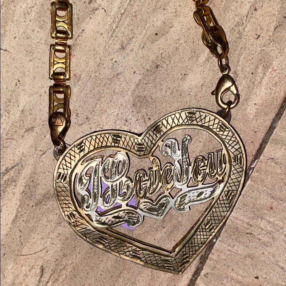 I love you necklace